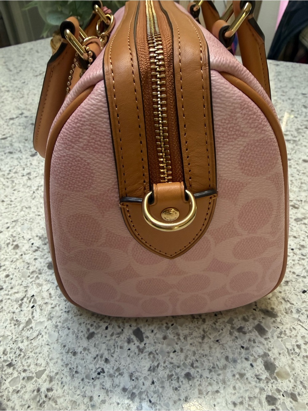 Coach Powder Pink Medium Rowan - NWOT - Picture 7 of 11